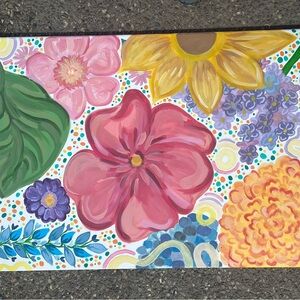 Vibrant Floral Canvas Art